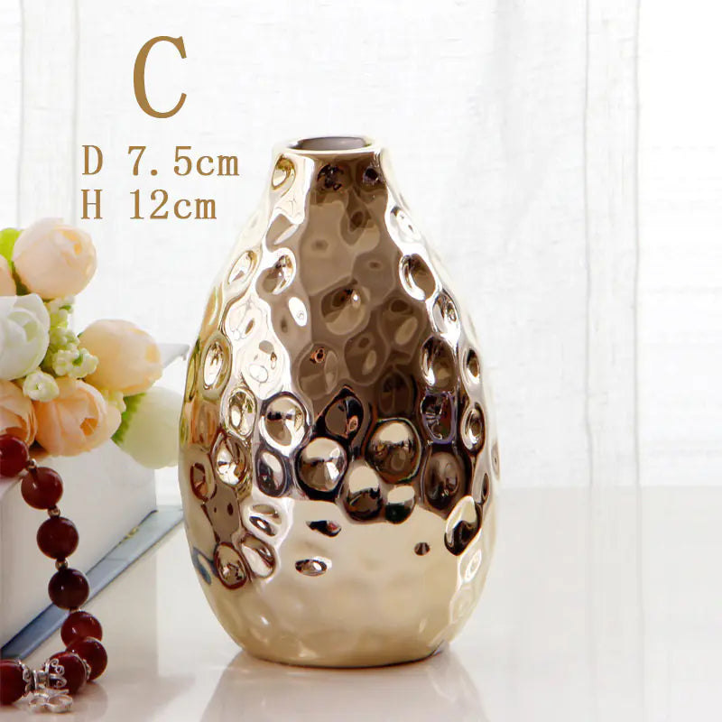 Nordic Ceramic Small Flower Vase for Home Decor