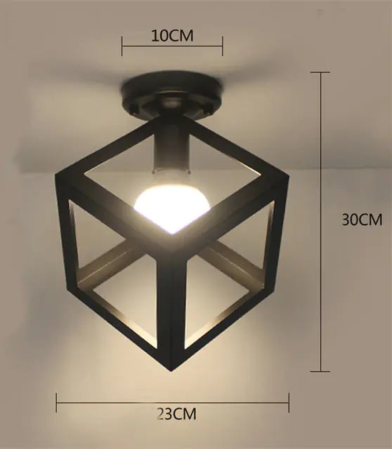 Vintage Iron Light Cage