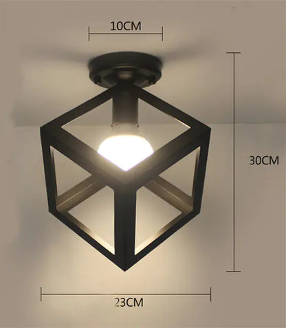 Vintage Iron Light Cage