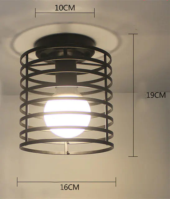 Vintage Iron Light Cage