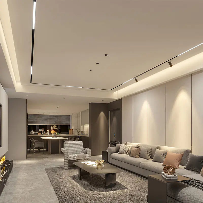 Magnetic Track Light for Home with Embedded Design