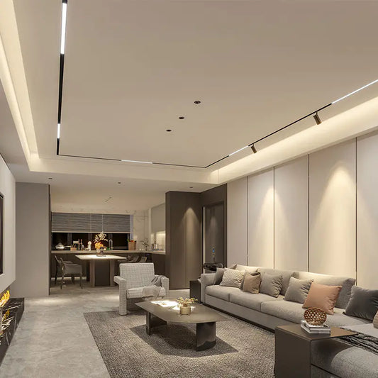 Magnetic Track Light for Home with Embedded Design