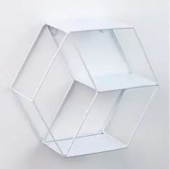 Hexagonal Wall Shelf - Wall Decor and Storage Rack