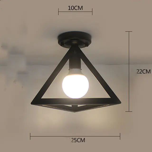 Vintage Iron Light Cage