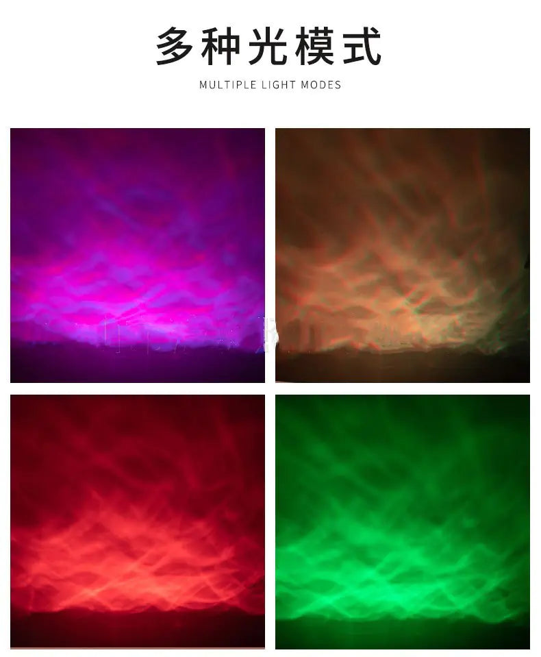 3D LED Water Wave Wall Light for Home and Bar