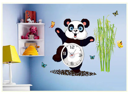 Panda Decor Clock Decals - Eco-Friendly